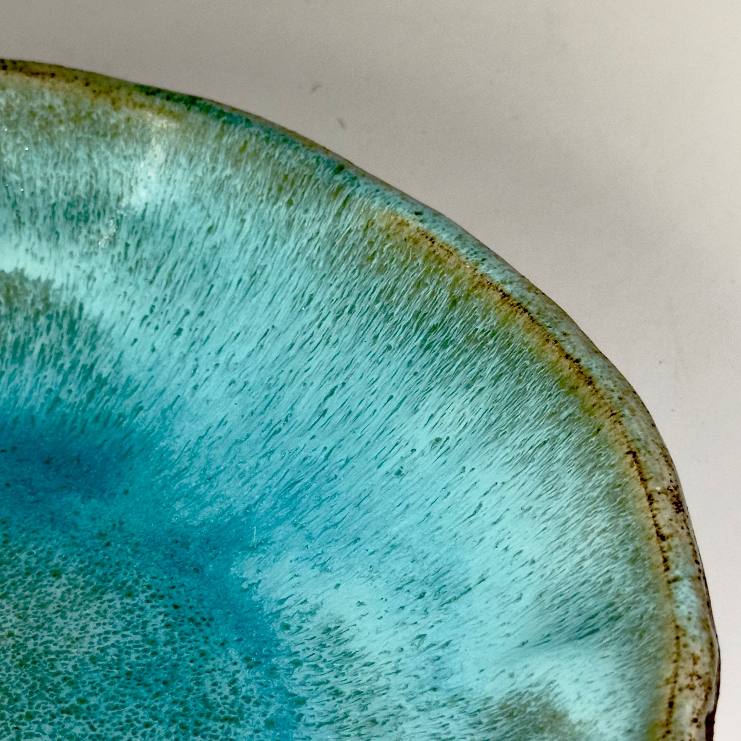 Turquoise Wok Plate