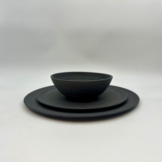 Black Porcelain 18 pieces set